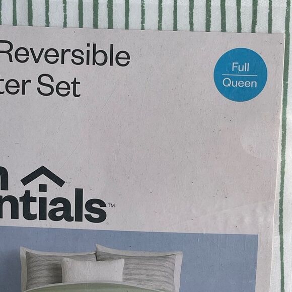 Stripe Decorative Reversible Comforter Set - Room Essentials - Picture 11 of 12